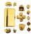 Full Botones Mod Kits Cromado Chapado En Oro L1 L2 R1 R2 Ful