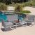 Set Patio & Jardín 4pz De Ratán Gris Envío 24 Horas