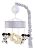 Lambs  Ivy Disney Baby Mickey Mouse Musical Cuna Móvil, Gri