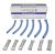 Nasofaríngeo (nasal) Airway Kit 6 Pc Npa