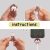 Paquete De 15 Protectores De Cargador Usb Para iPhone iPad,