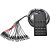 Sísmica De Audio Sacb-12x4x50 12 Canales Xlr De Perfil Bajo