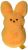 Píos Felpa Bunny – 9  Orange