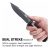 Sog Fijo Cuchillos De Hoja Con La Envoltura – Seal Tactical