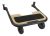 Uppababy Cruz Piggyback, Negro/marrón