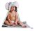 Toalla De Bebé Aspen Splish Splash Elefante Bath Spa Con Cap