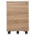 Gabinete Topsky 3 Cajones De Madera De Archivos Móvil Comple