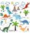 Vinilo Decorativo Para Pared, Diseño De Dinosaurios Jurassic