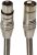Amazonbasics Cable De Micrófono, 25′ (clmic1-m-f-25ft-5p)
