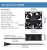 Gdstime Axial 6025 – Magdalenas Ventilador Para (110 V, 115