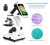 Telmu Microscopio 40x-1000x Aumento Del Ocular (wf10x / 25x)