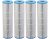 Unicel C-7488-4 – Cartuchos De Repuesto Para Filtros C4025/c