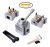 Jinwen 120018 Herramientas Paquete Mini Torno Cambio Rápido