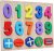 Timy Niños Para Aprender Los Números De Madera Tarjeta Puzzl