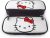 Cuero Hello Kitty Bolso Del Lápiz-niño Niña Caja De La Pluma