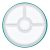 Oxo Tot Stick  Stay Succión Plato Dividido, Teal