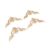 4pcs 15x15cm / 5.91  X5.91  Madera Tallada Esquina Onlay Mue