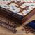Tablero De Juego De Scrabble Deluxe De Madera Con Tablero De
