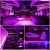 Surnie Led De Luz De Tira Negro Kit 65.6ft 1200 Unidades 12v