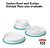 Oxo Tot Stick Stay – Placa De Succión, Color Verde Azulado