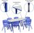 Conjunto Flash Furniture De Mesa Resctangular Y 6 Sillas Api
