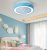 Lakiq Ventilador De Techo Led Para Habitación Infantil Con L