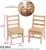 Silla Ecr4kids Montada Con Espalda Escalonada De 3 Peldaños,