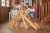 Juego De Escalera Triangular De Madera 3 En 1 Red De Escal