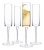 Copas De Champán, Edge Champagne Cristal Conjunto De 4 – Reg
