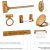 Diseño De La Casa 561.258 Dalton 4 Piezas De Baño Kit De Acc