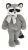 Bearington Camper Felpa Del Mapache De Peluche De Animales,