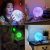 Lámpara De Luna 3d Luz Nocturna Recargable, 16 Colores Led