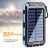 Yelomin – Cargador Solar Portátil, 20000 Ma, Batería De Rese