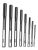 8pcs Reamer Set, Hss H8 Caña Recta Chucking Máquina Fresador