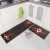 Tapete De Cocina Antideslizante Carvapet De 2 Pzs, Café/rojo