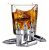 Acero Inoxidable En Forma De Bala Piedras Del Whisky Conjunt