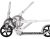 Razor A5 Dlx Kick Scooter – Plata – Ffp