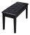 Tms, Banco Para Piano De Madera De Ébano Negra Y Piel, Acolc