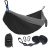 Hamaca Individual Resistente Para Camping Con Correas, Negro
