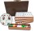 Cafolo Chino Mahjong X-grande 144 Numerado Melamina Azulejos