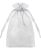 100 Bolsas De Organza De Alta Calidad, Bolsas Blancas Con Co