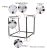 Uxcell Zapatero Accesorios Conectores Conjunto, 16 Mm Diámet