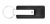 Piel Ford Edge Negro Llavero