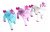 Conjunto De 3 De Prancing Unicornios Mágicos Con Sonido 7 Ju