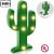 Koicaxy Cactus Luz, Led Cactus Lámpara Hasta Decoración Para