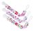 Clip Chupete Para Niñas, Pack De 3 Por Milanti 18 Nombres