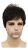 Lydell Hombre Peluca Corta Recta Natural Pelo Sintético Cafe
