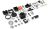 Ruiyif 4 Stroke Methanol Engine Model Kit Assembly For Rc Mo