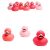 Diversión Express – Patos De Goma Flamenco Rosado, 2 Lx2 W