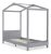 Delta Children Poppy House – Cama Doble De Madera Con Plataf